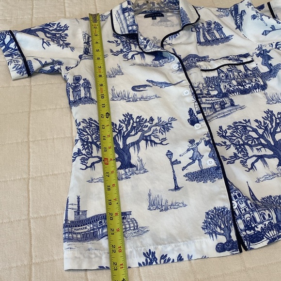 Katie Kime New Orleans Toile pajama top - Picture 15 of 15